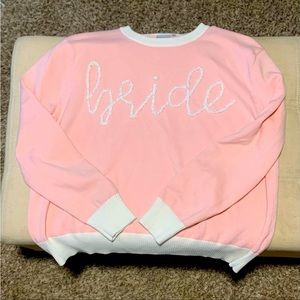 Queen of sparkles Bride sweater